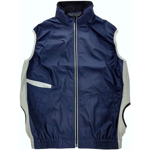 ■リンクサス 作業服 COOLING BLAST 防蚊空冷ベスト ネイビー 4L〔品番:LX6700WBVN4L〕【5664893:0】[送料別途見積り][法人・事業所限定][外直送][店頭受取不可]