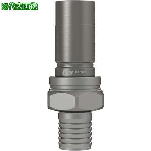 ■CEJN ウルトラフローニップル(プラグ)呼径12mm アルミ製 ホース接続19mm(3/4”) FVMQ〔品番:105876037〕【5664952:0】[送料別途見積り][法人・事業所限定][掲外取寄][店頭受取不可]