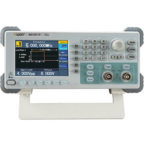 ■ヤマト OWON 任意波形/ファンクション・ジェネレータ(AG1011F,10MHz,1CH)〔品番:AG1011F〕【5671743:0】[送料別途見積り][掲外取寄][店頭受取不可]