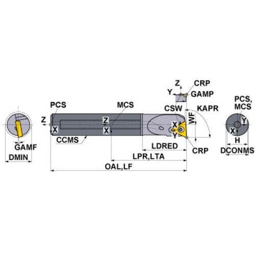 ■三菱 小物部品加工用ボーリングバー(超硬シャンク)〔品番:C2720STUCL11180C〕【5677326:0】[送料別途見積り][掲外取寄][店頭受取不可]