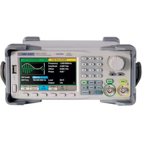 ■ヤマト SIGLENT 任意波形/ファンクション・ジェネレータ SDG1032X(40MHz、2CH)〔品番:SDG1032X〕【5679609:0】[送料別途見積り][掲外取寄][店頭受取不可] 45,474円