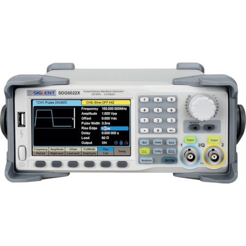 ■ヤマト SIGLENT 任意波形/ファンクション・ジェネレータ SDG6022X(200MHz、2CH)〔品番:SDG6022X〕【5679616:0】[送料別途見積り][掲外取寄][店頭受取不可]