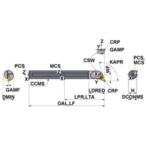 ■三菱 小物部品加工用ボーリングバー(超硬シャンク)〔品番:C2016SDQCL07180C〕【5680443:0】[送料別途見積り][掲外取寄][店頭受取不可]