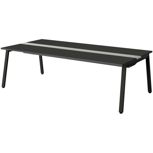 ■NAIKI 大型ベンチテーブル(基本型)(両面タイプ)〔品番:RXFN2412KBBT〕【5682583:0】[送料別途見積り][法人・事業所限定][外直送][店頭受取不可]
