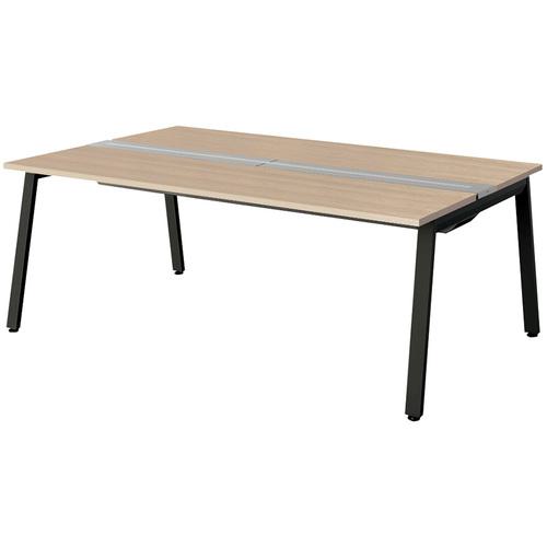 ■NAIKI 大型ベンチテーブル(基本型)(両面タイプ)〔品番:RXFN2012KBSO〕【5682629:0】[送料別途見積り][法人・事業所限定][外直送][店頭受取不可] 106,480円