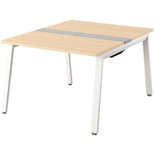 ■NAIKI 大型ベンチテーブル(基本型)(両面タイプ)〔品番:RXFN1414KWSP〕【5682633:0】[送料別途見積り][法人・事業所限定][外直送][店頭受取不可]
