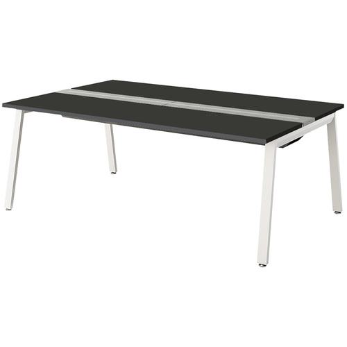 ■NAIKI 大型ベンチテーブル(基本型)(両面タイプ)〔品番:RXFN2012KWBT〕【5685230:0】[送料別途見積り][法人・事業所限定][外直送][店頭受取不可]