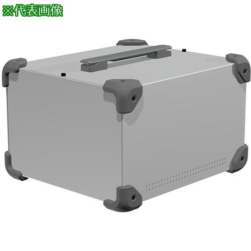 ■タカチ コーナーガード付ケース メタリックシルバー/グレー〔品番:MCG261830SG〕【5686549:0】[法人・事業所限定][外直送元][店頭受取不可]