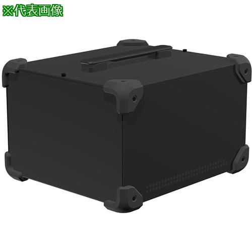■タカチ コーナーガード付ケース ブラック〔品番:MCG261830BB〕【5686586:0】[法人・事業所限定][外直送元][店頭受取不可]