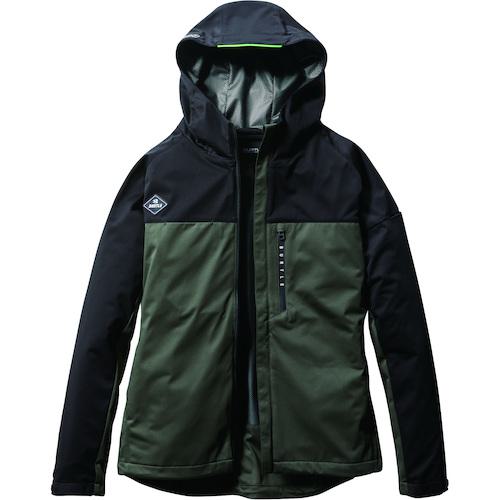 ■BURTLE ストレッチパーカ3230-14-Lミルスグリーン〔品番:323014L〕【5687167:0】[店頭受取不可]