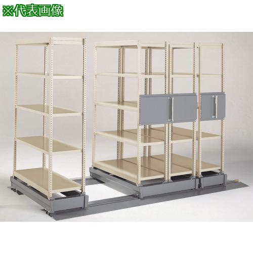 ■TRUSCO M1.5手動式移動棚 1760X595XH1800 5段単式移動〔品番:SMM1566651SM〕【5717563:0】[送料別途見積り][法人・事業所限定][直送][店頭受取不可]