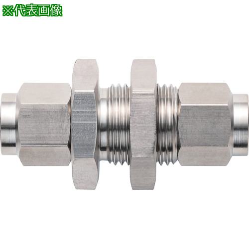 ■潤工社 ステンレス継手 隔壁ユニオン 12×10mm《10個入》〔品番:PUS12X10SUS〕【5722806×10:0】[送料別途見積り][掲外取寄][店頭受取不可]