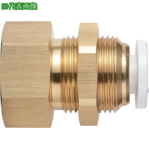 ■潤工社 ワンタッチ継手Wシリーズ 隔壁メスユニオン 6mm PT1/8《50個入》〔品番:WPF0601〕【5726072×50:0】[送料別途見積り][掲外取寄][店頭受取不可]