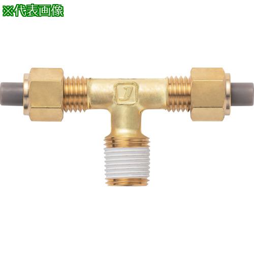 ■潤工社 黄銅製継手(インチ系列) テー 7.94×5.90mm PT1/8《20個入》〔品番:PTA516PT18BS〕【5727725×20:0】[送料別途見積り][掲外取寄][店頭受取不可]