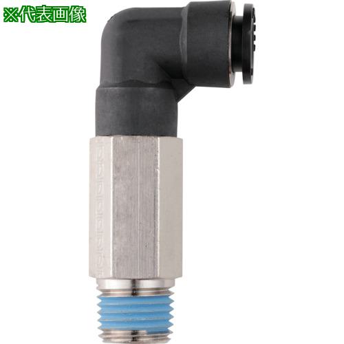 ■潤工社 ワンタッチ継手Mシリーズ ロングエルボ 6mm PT1/4《50個入》〔品番:PLLM6PT14PM〕【5727728×50:0】[送料別途見積り][掲外取寄][店頭受取不可]