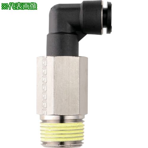 ■潤工社 ワンタッチ継手Mシリーズ ロングエルボ 8mm PT3/8《40個入》〔品番:PLLM8PT38PM〕【5729204×40:0】[送料別途見積り][掲外取寄][店頭受取不可]