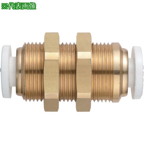 ■潤工社 ワンタッチ継手Wシリーズ 隔壁ユニオン 12mm《10個入》〔品番:WPU12〕【5730755×10:0】[送料別途見積り][掲外取寄][店頭受取不可]