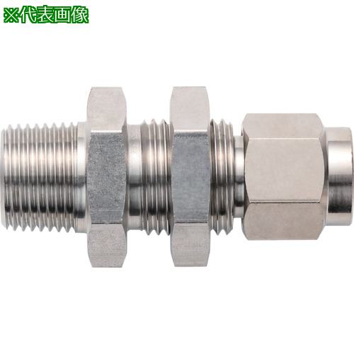 ■潤工社 ステンレス継手 隔壁オスユニオン 10×7.5mm PT1/8《10個入》〔品番:PUN10X7.5PT18SUS〕【5730757×10:0】[送料別途見積り][掲外取寄][店頭受取不可]