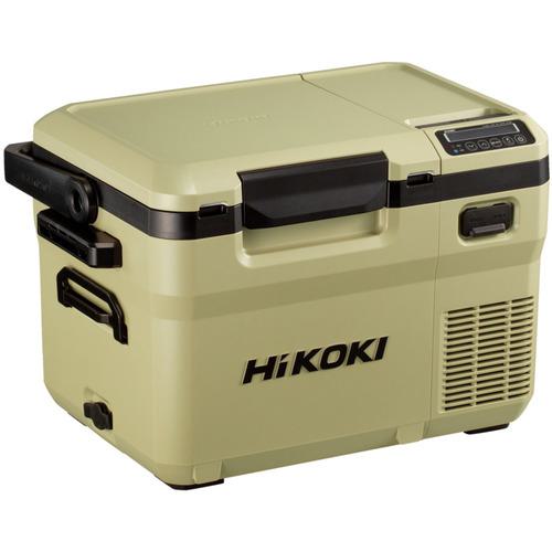 ■HiKOKI 18V-14.4V コードレス冷温庫 コンパクトサイズ10.5L サンドベージュ マルチボルトセット品〔品番:UL18DDXMBZ〕【5738419:0】[店頭受取不可]画像