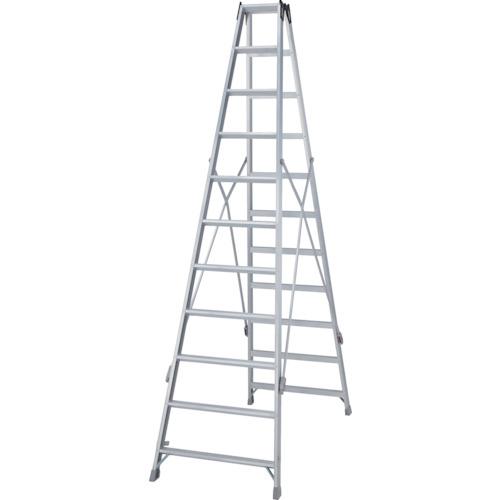 ■ハセガワ アルミ長尺専用脚立 11段(10445)〔品番:XAM33B〕【5741619:0】[店頭受取不可]
