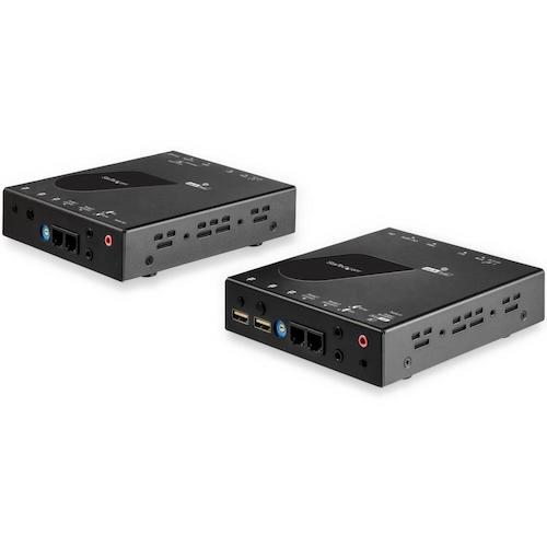 ■StarTech HDMI KVMエクステンダー/HDMI 2.0 & USB 延長器/4K30Hz/100m延長/コンソール延長器キット〔品番:SV565HDIP〕【5746864:0】[法人・事業所限定][直送元][店頭受取不可]｜ホームセンターバロー　店