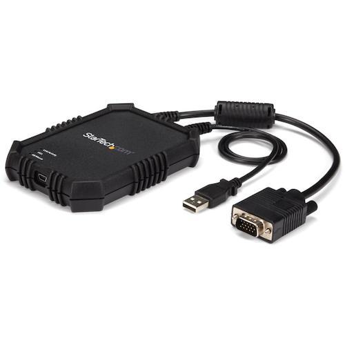 ■StarTech KVMコンソールアダプター/ノートパソコン・サーバー接続/VGA/1920x1200/USBバスパワー〔品番:NOTECONS02X〕【5746912:0】[法人・事業所限定][外直送元][店頭受取不可]
