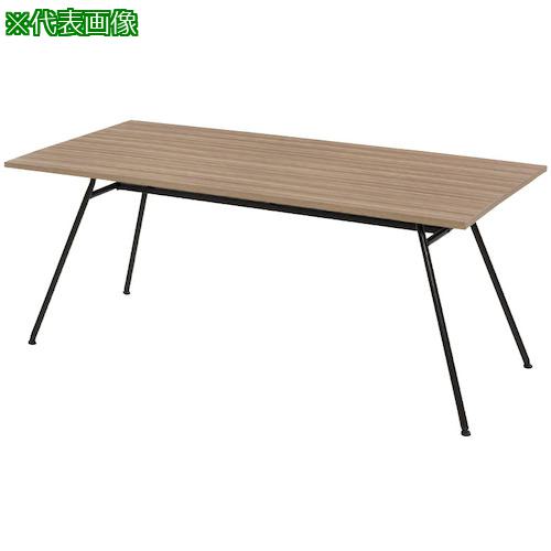 ■トヨスチール パイプ脚テーブル CTU-1875K-ダークブラウン〔品番:CTU1875KDC〕【5751992:0】[送料別途見積り][法人・事業所限定][外直送][店頭受取不可]｜ホームセンターバロー　店