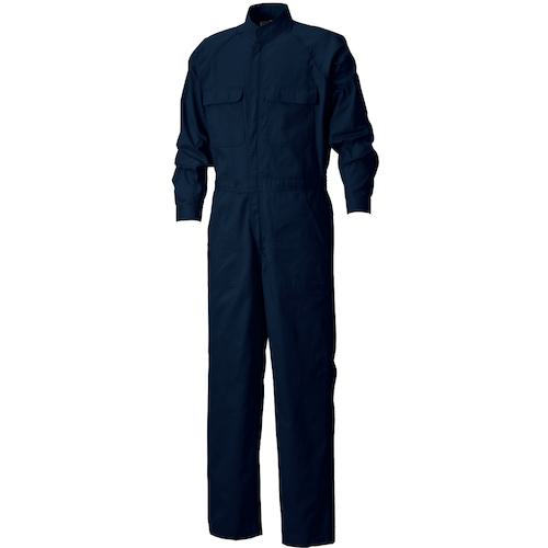 ■リンクサス 綿 円管服(つなぎ服)ネイビー 4L〔品番:LXS11613054L〕【5761995:0】[送料別途見積り][法人・事業所限定][外直送][店頭受取不可]