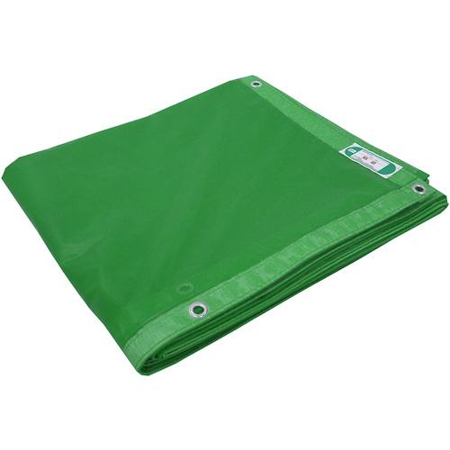 ■グリーンクロス 防炎メッシュシート 3.6m×5.4m 緑〔品番:6300046199〕【5768138:0】[送料別途見積り][法人・事業所限定][外直送][店頭受取不可]