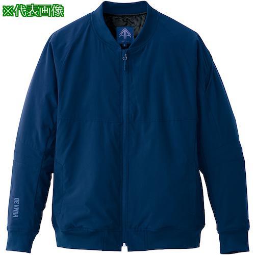 ■アイトス HUMA3Dストレッチ軽防寒ブルゾン(男女兼用)AZ10317 ネイビー LL〔品番:AZ10317008LL〕【5768443:0】[送料別途見積り][掲外取寄][店頭受取不可]
