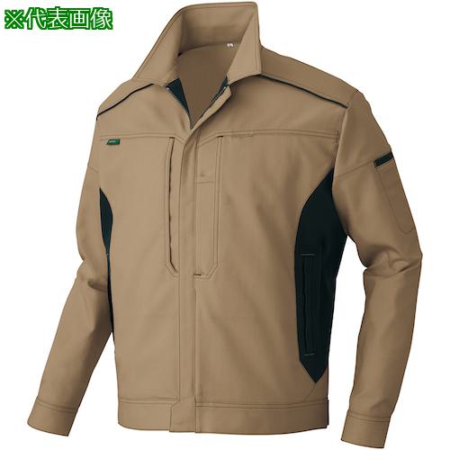 ■アイトス 長袖ブルゾン エコTCストレッチ(プラントペット 男女兼用) カーキ S〔品番:AZ3501025S〕【5771600:0】[送料別途見積り][掲外取寄][店頭受取不可] 5,133円