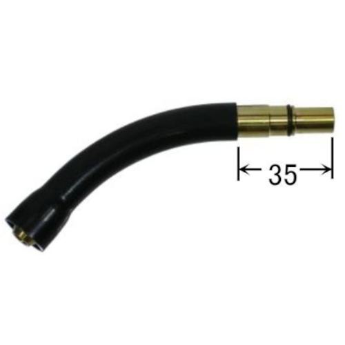 ■DAIHEN カーブド形トーチボディ〔品番:U6193B00〕【5779117:0】[送料別途見積り][法人・事業所限定][外直送][店頭受取不可]