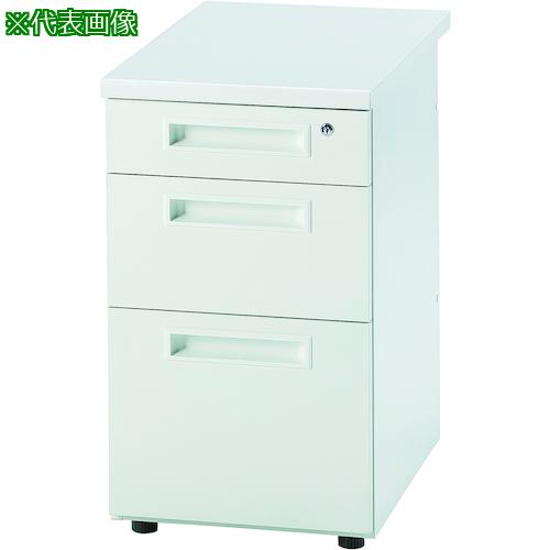 ■イノウエ 脇机 W400D700H700 本体ホワイト/天板ホワイト〔品番:GSDW0472WH〕【5798033:0】[送料別途見積り][法人・事業所限定][外直送][店頭受取不可]