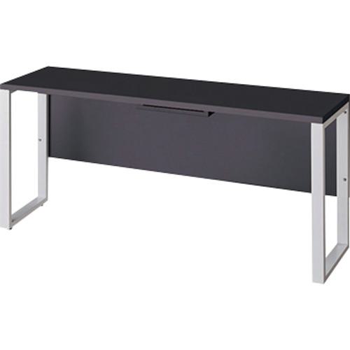 ■NAIKI ベンチテーブル KLL型 ハイタイプ 天板:ブラック/脚:ホワイト〔品番:KLLH1545KHWBT〕【5799735:0】[送料別途見積り][法人・事業所限定][直送][店頭受取不可]