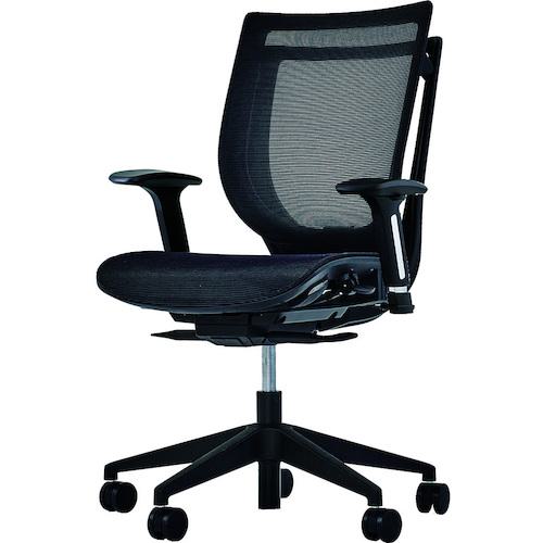■IRIS 肘つき事務用チェア VIGOR-OBP〔品番:VIGP50L1MMOBP〕【5800193:0】[送料別途見積り][法人・事業所限定][外直送][店頭受取不可]｜ホームセンターバロー　店
