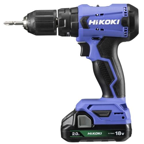 ■HiKOKI 18Vコードレス振動ドライバドリル 2.0Ah 電池2個仕様〔品番:FDV18DA2BG〕【5801588:0】[送料別途見積り][掲外取寄][店頭受取不可]
