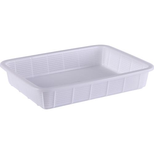■積水 抗菌角カゴ浅型大《20個入》〔品番:KK5412N〕【5803662×20:0】[法人・事業所限定][外直送元][店頭受取不可]