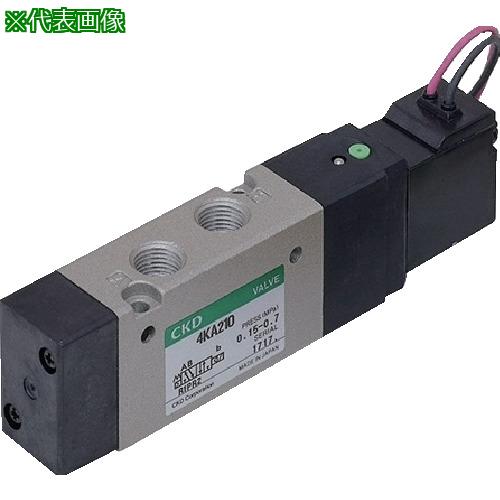 ■CKD 電磁弁 パイロット式5ポート弁セレックスバルブ 4Kシリーズ 0.65C M5 DC24V〔品番:4KA110M5DC24V〕【5807221:0】[店頭受取不可]