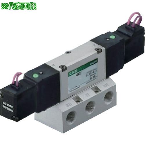 ■CKD 4Kシリーズパイロット式5ポート弁セレックスバルブ〔品番:4KB32008AC200V〕【5807689:0】[送料別途見積り][店頭受取不可]｜ホームセンターバロー　店