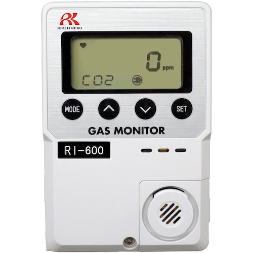 ■理研 簡易定置型二酸化炭素計 DC24V仕様 リモートセンサー(10m) (0-2VOL%) RI-600 (トレーサビリティ証明書付)〔品番:RI6000107DC2X2000〕【5819161:0】[送料別途見積り][法人・事業所限定][直送][店頭受取不可]｜ホームセンターバロー　店