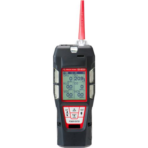 ■理研 携帯型ガス検知器 GX-6000(アンモニア)充電池仕様(トレーサビリティ証明書付)〔品番:A0000E400LX2000〕【5820784:0】[法人・事業所限定][外直送元][店頭受取不可]
