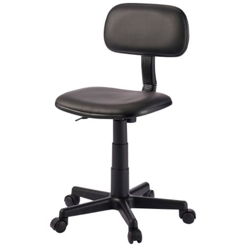 ■JTX 128140) 事務イス C607 PVC ブラック〔品番:C607PVCBK〕【5823332:0】[送料別途見積り][法人・事業所限定][外直送][店頭受取不可]