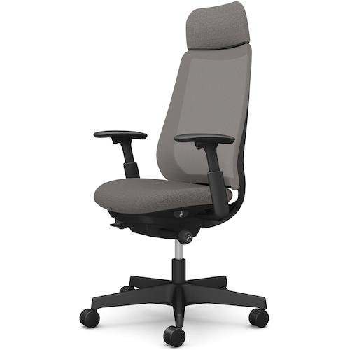 ■OKAMURA ポータム,可動肘,背メッシュ,EXスタンダードタイプ,ブラックボディ,ハンガー無,ランバー無,ウレタンキャスター〔品番:CF85ZRF1K3〕【5838863:0】[送料別途見積り][法人・事業所限定][外直送][店頭受取不可]