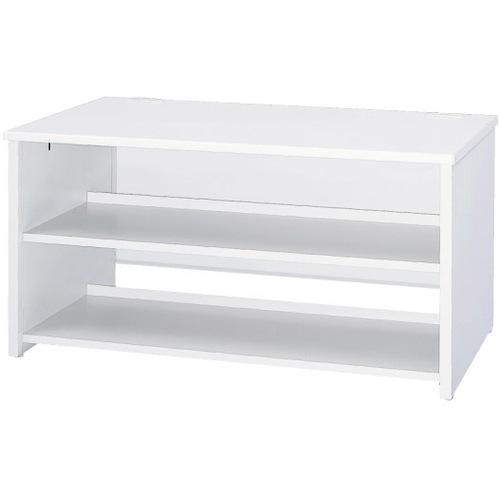■トヨスチール 機器用テーブル 50SNH-167EWW ホワイト〔品番:50SNH167EWW〕【5839026:0】[送料別途見積り][法人・事業所限定][外直送][店頭受取不可]