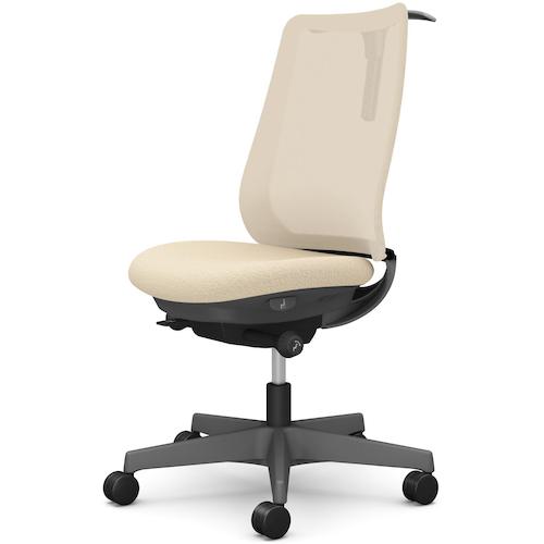 ■OKAMURA ポータム,肘なし,背メッシュ,スタンダードタイプ,ダークグレーボディ,ハンガー有,ランバー無,ナイロンキャスター〔品番:CF12XAF1K2〕【5845003:0】[送料別途見積り][法人・事業所限定][外直送][店頭受取不可]