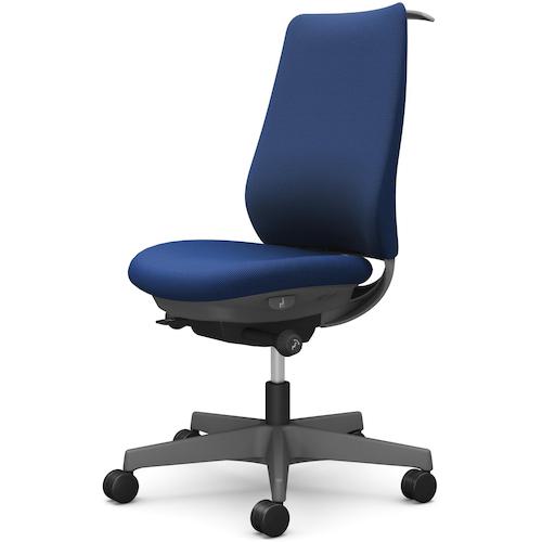■OKAMURA ポータム,肘なし,背クッション,スタンダードタイプ,ダークグレー,ハンガー有,ランバー無,ナイロンキャスター〔品番:CF14XAFSG4〕【5845012:0】[送料別途見積り][法人・事業所限定][外直送][店頭受取不可]