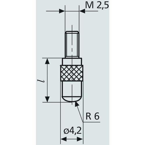 ■マール 902H 8mm 測定子 球状 超鋼〔品番:4360040〕【5847023:0】[送料別途見積り][掲外取寄][店頭受取不可]