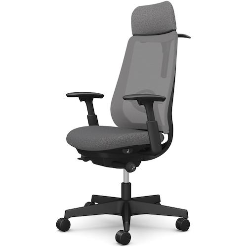 ■OKAMURA ポータム,可動肘,背メッシュ,EXスタンダードタイプ,ブラックボディ,ハンガー有,ランバー有,ウレタンキャスター〔品番:CF86ZSF1K0〕【5848356:0】[送料別途見積り][法人・事業所限定][外直送][店頭受取不可]