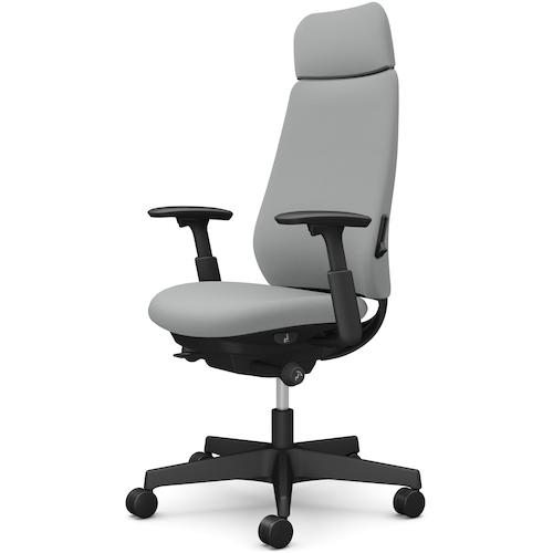 ■OKAMURA ポータム,可動肘,背クッション,EXスタンダードタイプ,ブラックボディ,ハンガー無,ランバー有,ナイロンキャスター〔品番:CF87XSFSG3〕【5859350:0】[送料別途見積り][法人・事業所限定][外直送][店頭受取不可]｜ホームセンターバロー　店