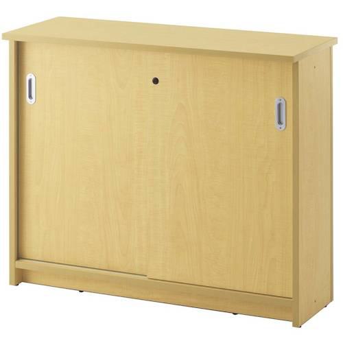 ■アールエフヤマカワ 書庫型カウンター3 NJナチュラル〔品番:RFHCSH31200NJ〕【5860058:0】[法人・事業所限定][直送元][店頭受取不可] 32,604円